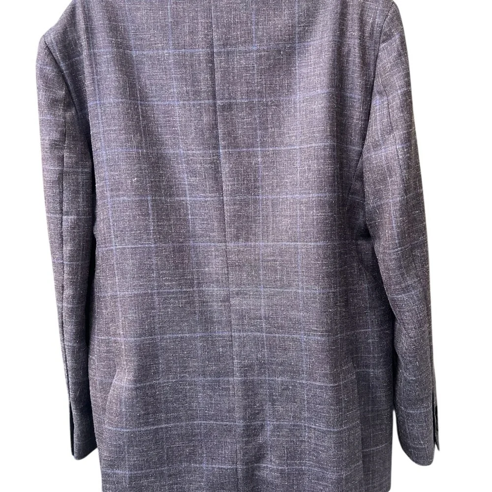 Joseph Abboud Slim Fit Wool Blend Sport Coat Purple Large